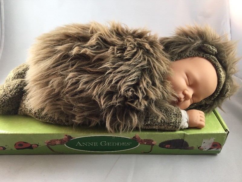 anne geddes baby hedgehog doll
